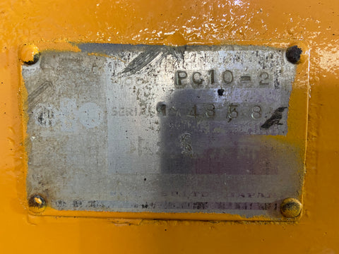 019.01 Komatsu PC10-2 Mini Excavator S/N 4858