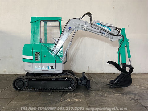 017.04 Komatsu PC28UU Mini Excavator S/N 3635