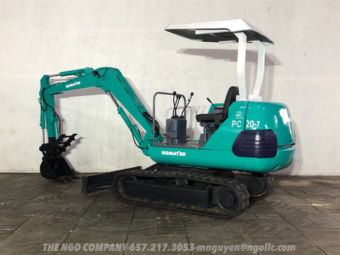 016.04 Komatsu PC20-7 Mini Excavator S/N 38361
